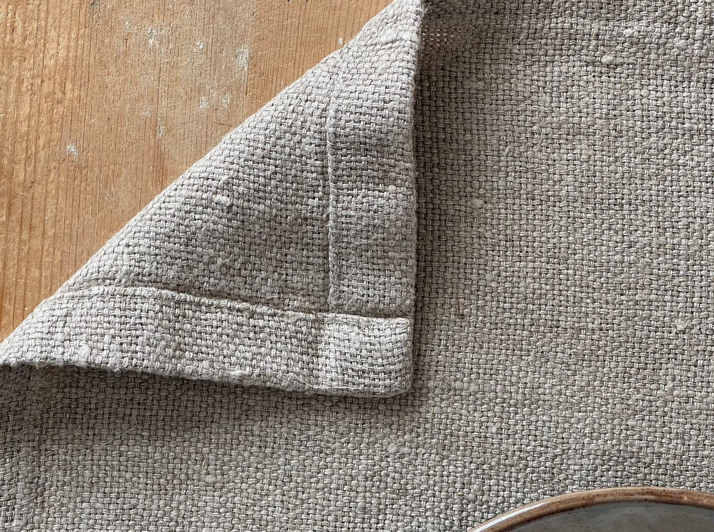 Complete Dining Table Set-Up with Rustic Placemats