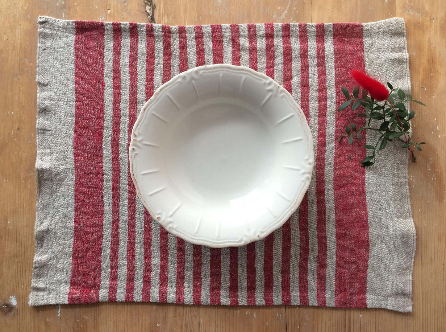 Handmade Washable Linen Placemats