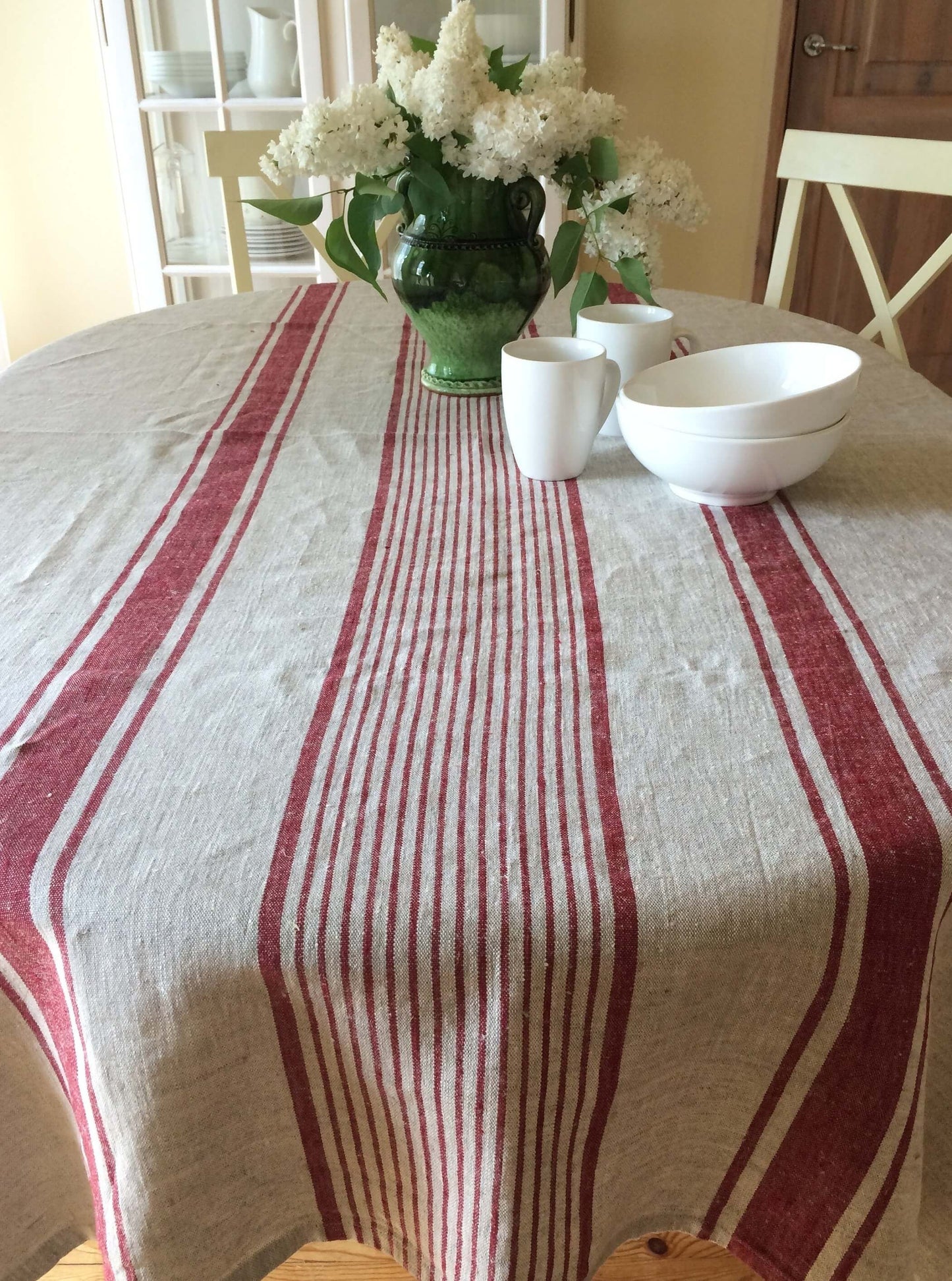 Custom Size Option for Linen Tablecloth