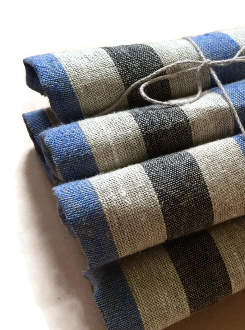 High-quality European linen placemats set