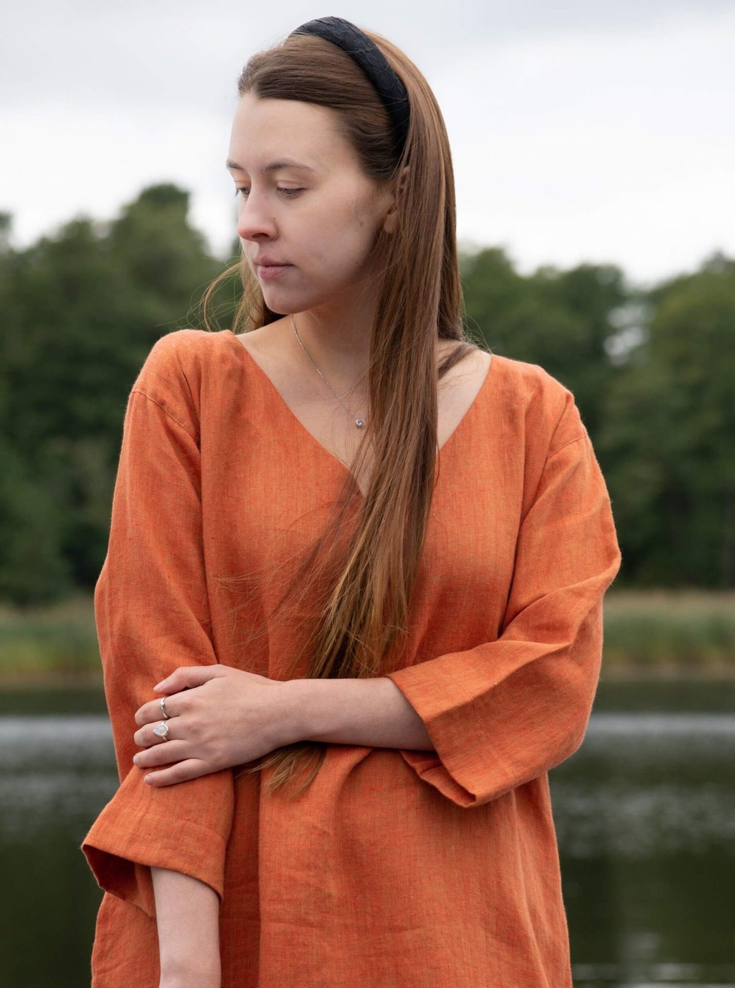 Side Pockets on Tunic Dress