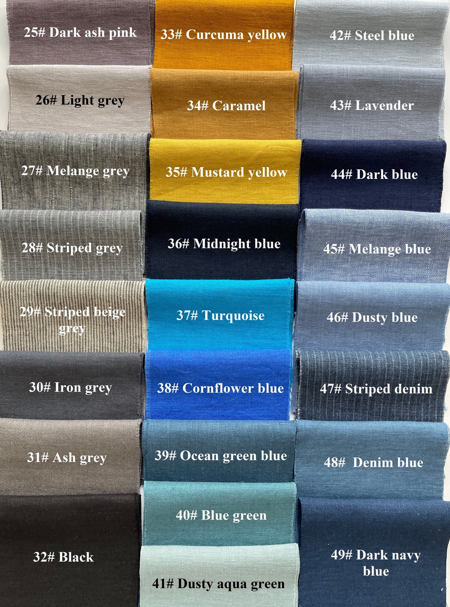 Wavy A-line Linen Skirt – Flared Style with Elastic Waist