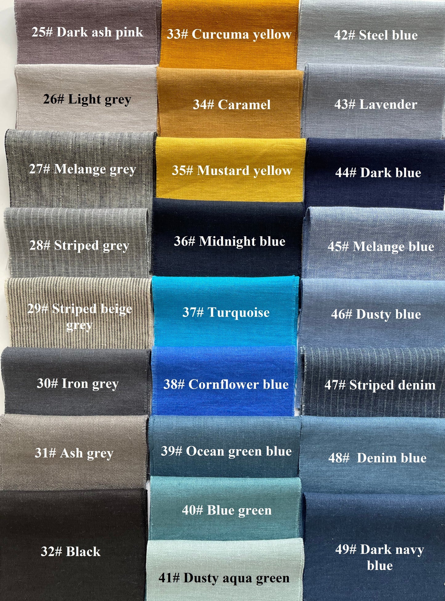 Loose Linen Pants with Tie Waist – Dusty Blue Women’s Trousers