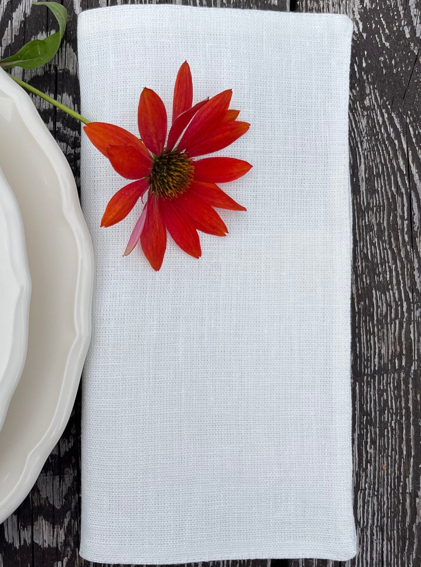 Handmade Terracotta Linen Cutlery Pouch for Dining