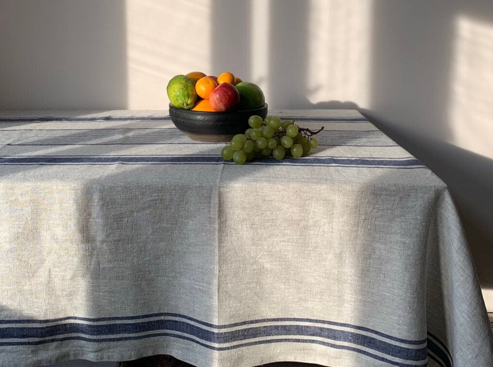 Blue_Striped_Beige_Tablecloth