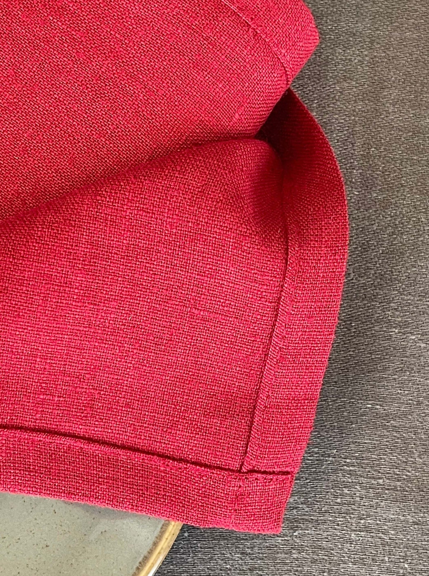 Christmas Red Linen Napkins