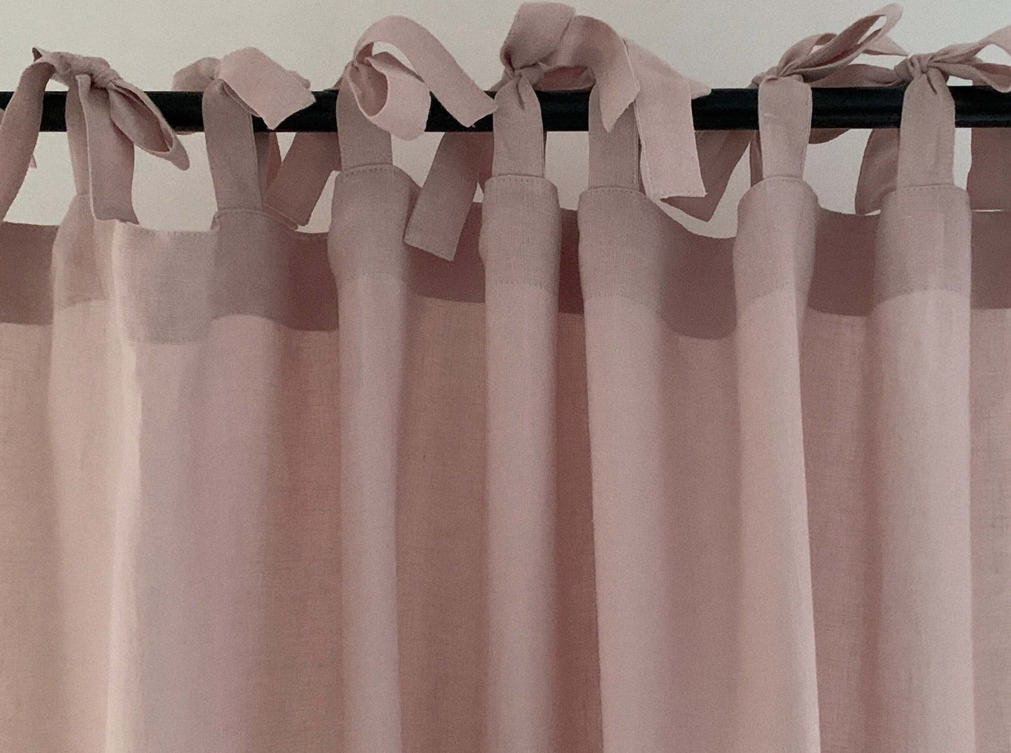 Eco-Friendly Linen Window Treatment in Natural Light
