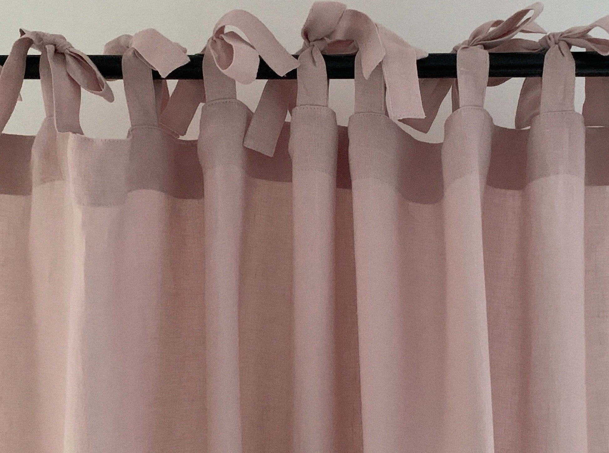 Eco-Friendly Linen Window Treatment in Natural Light