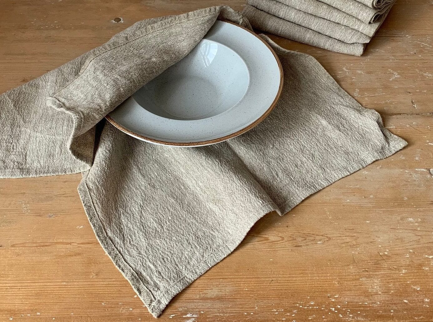Eco-Friendly Linen Dish Towels