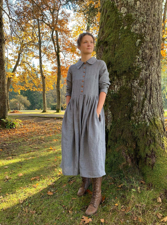 Elegant Linen Maxi Dress by LinenStars
