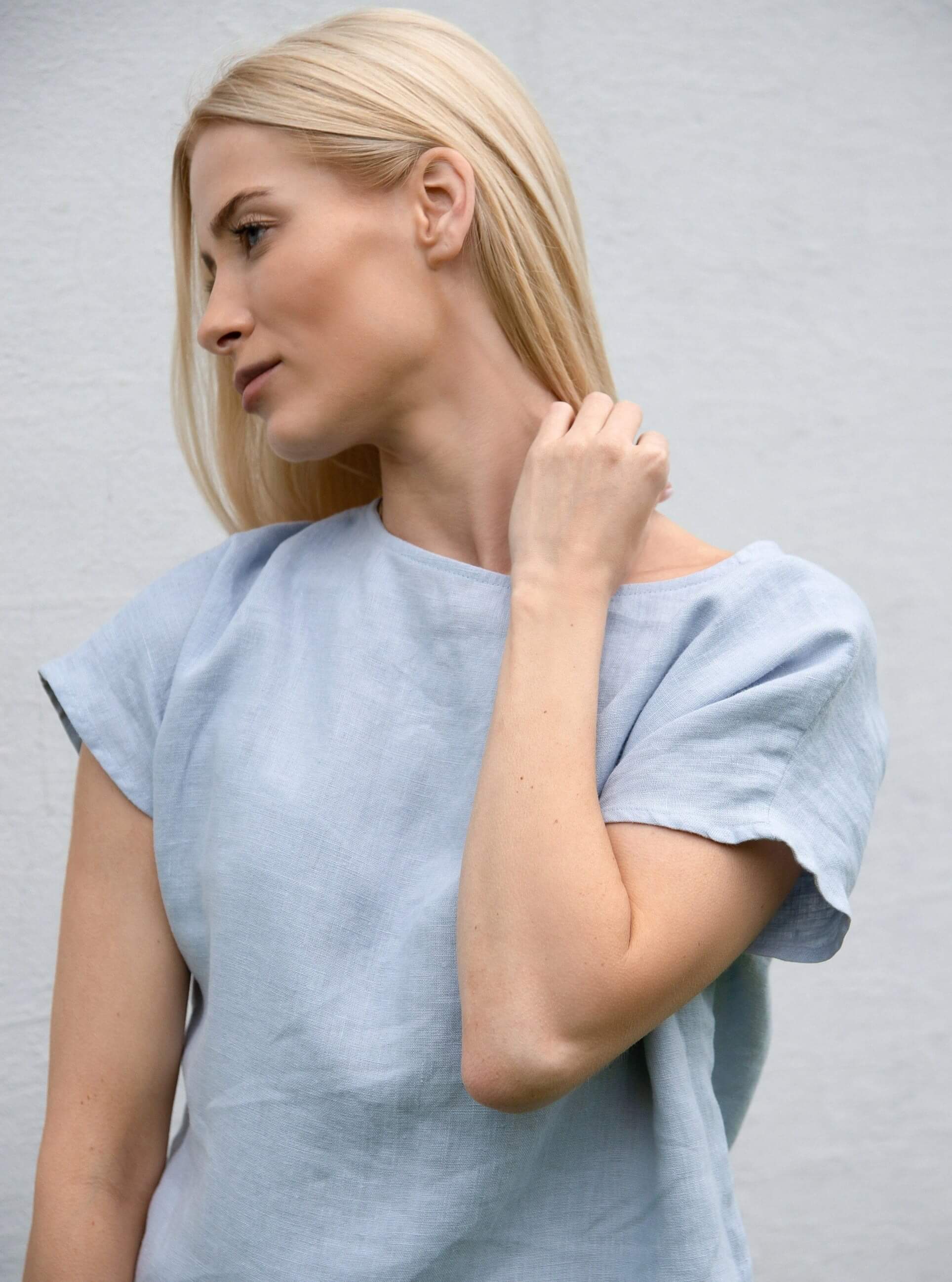 Women's Elegant Linen Shirt with Loose Fit