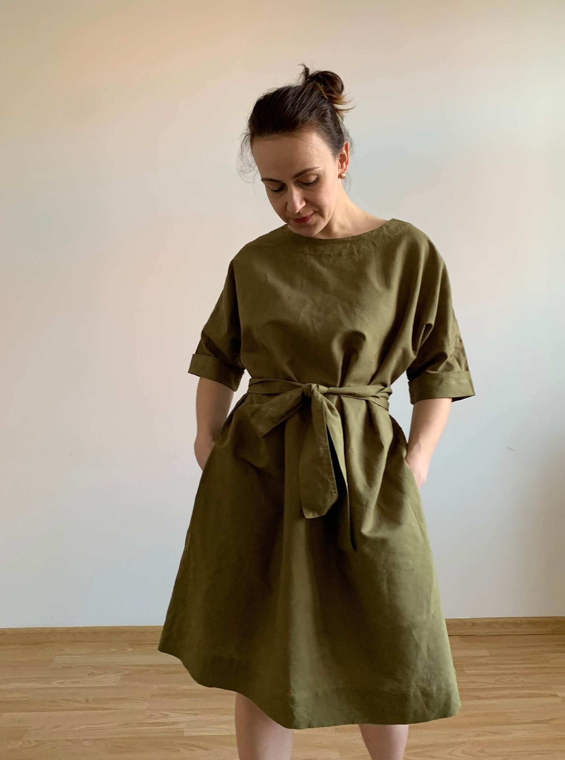 Elegant Oversized Linen Dress with Tie Belt for Stylish Comfort | LinenStars Elegant Oversized Linen Dress with Tie Belt for Stylish Comfort | LinenStars