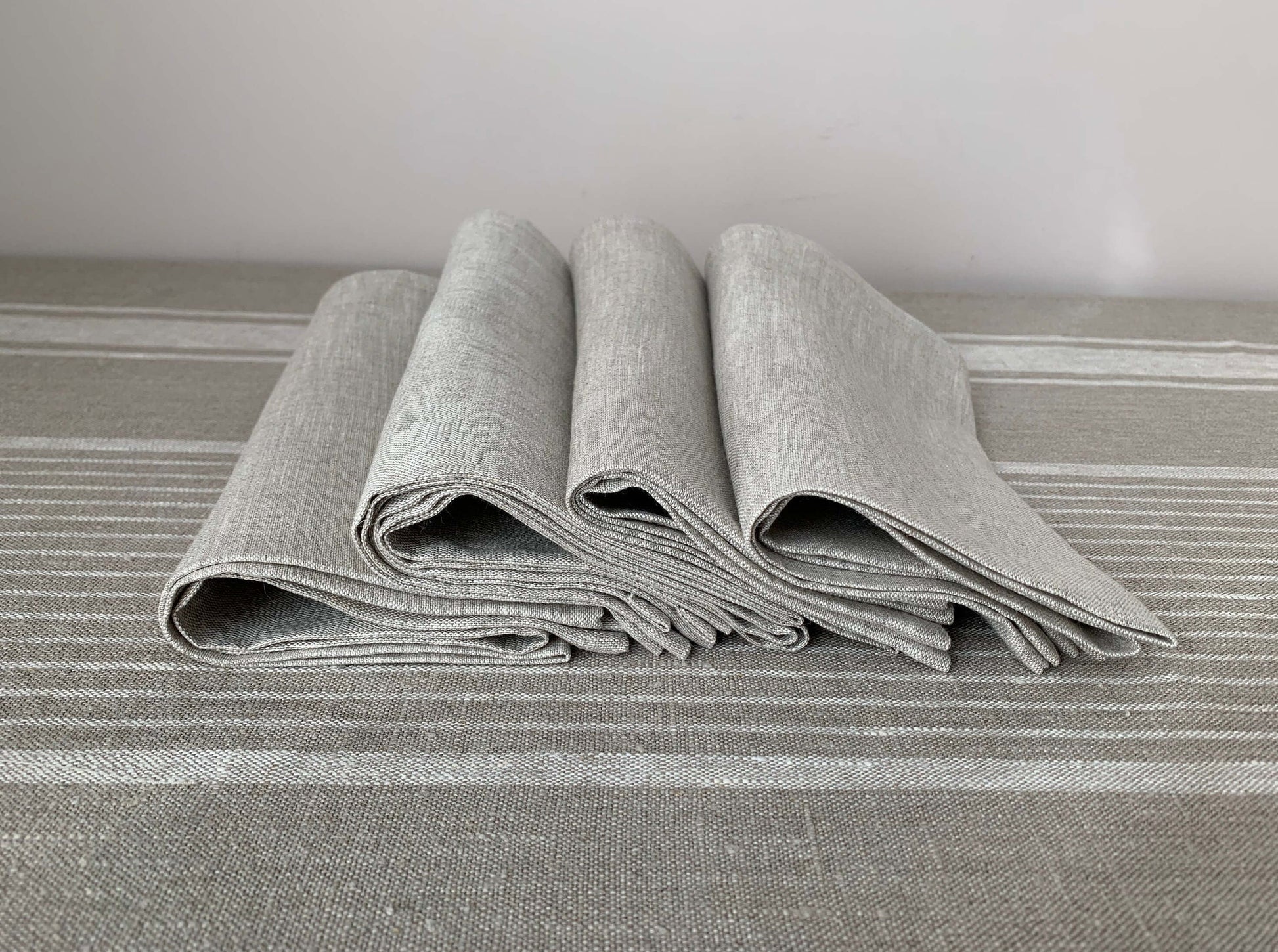 Elegant Linen Napkins Handmade