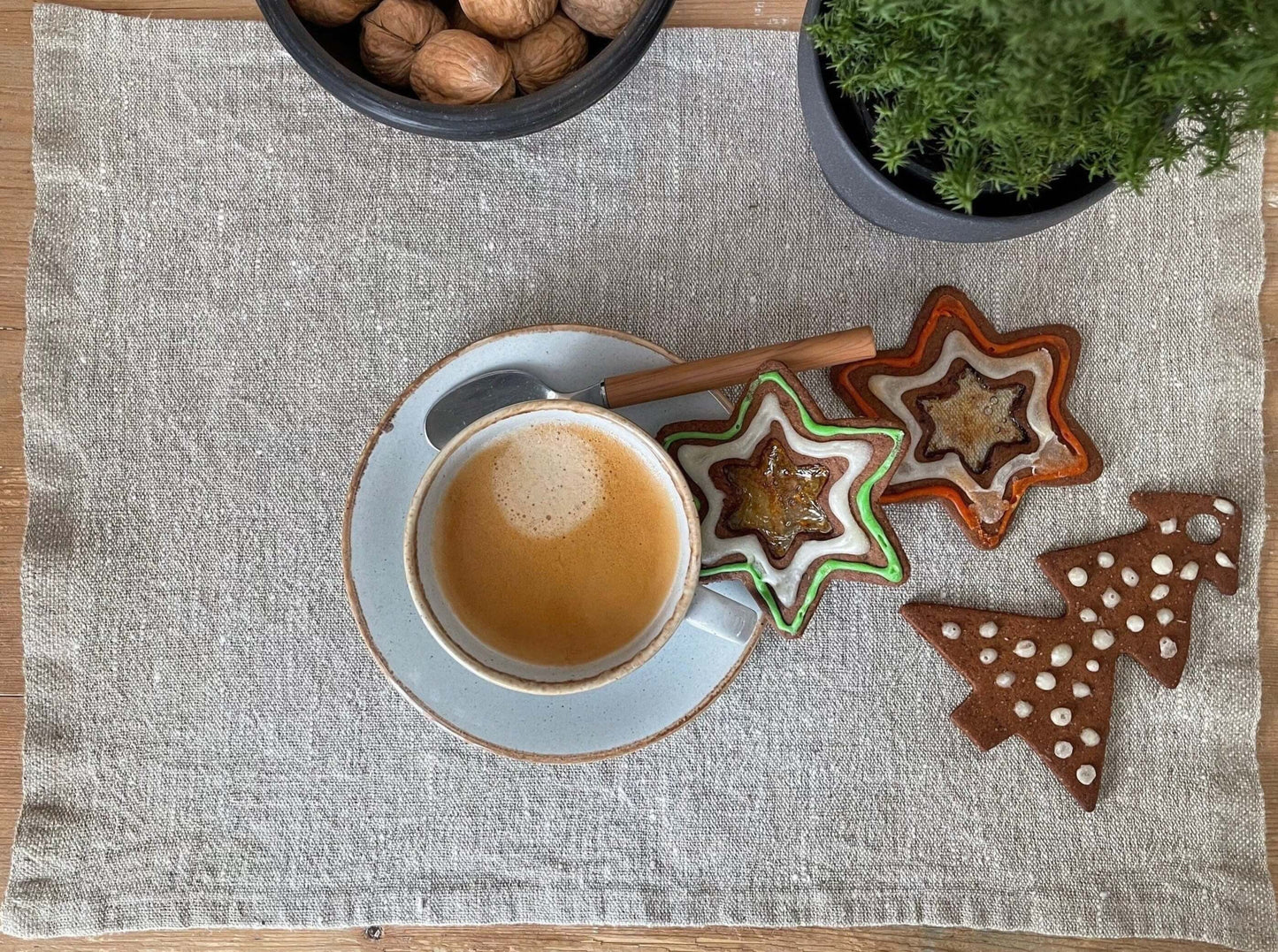 Handmade Natural Beige Linen Placemat