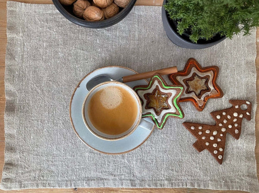 Handmade Natural Beige Linen Placemat