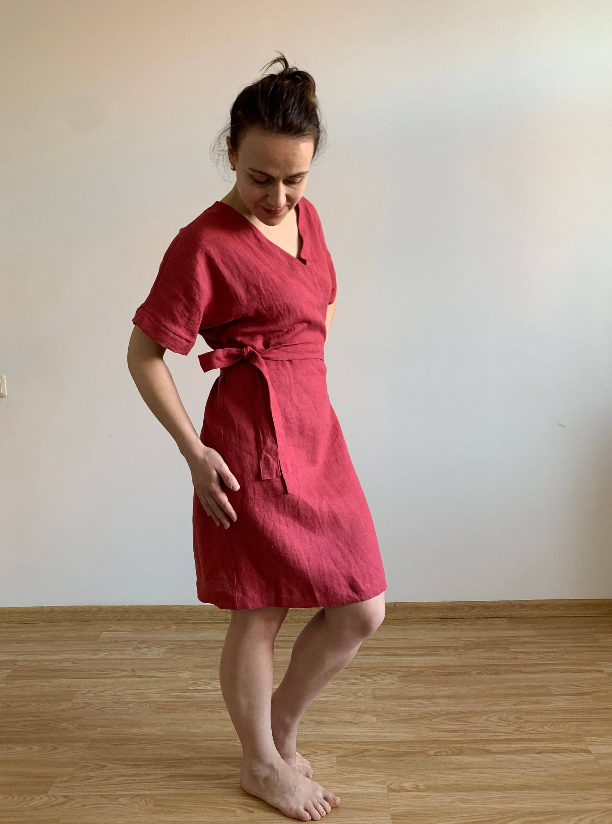 High Quality European Linen Dress