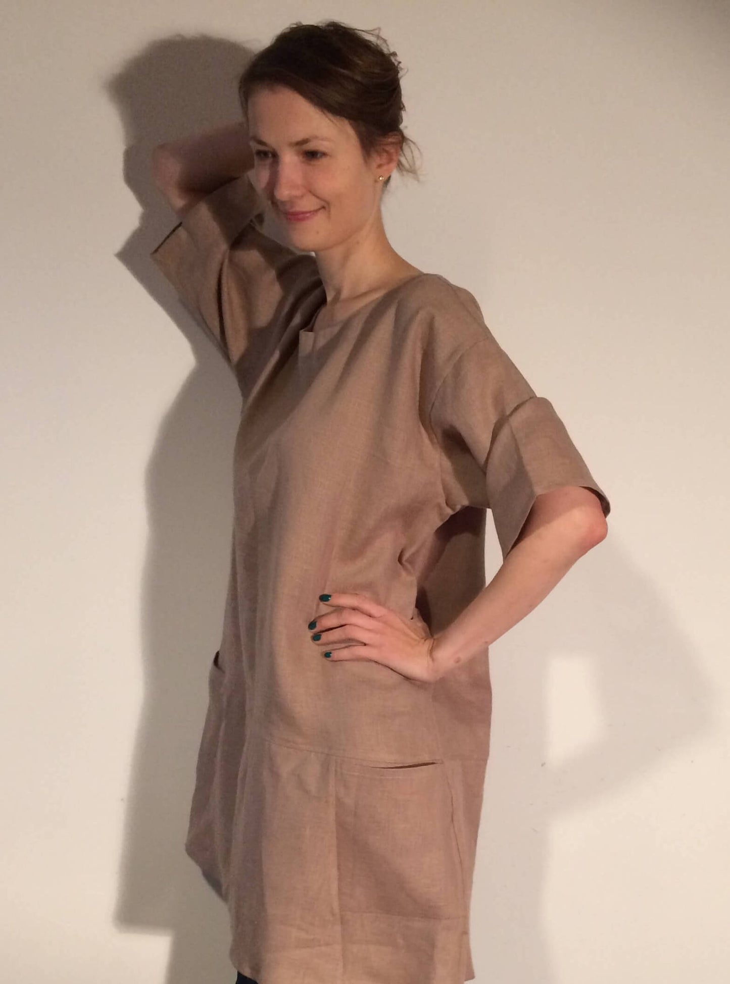 Linen Tunic with Practical Pockets