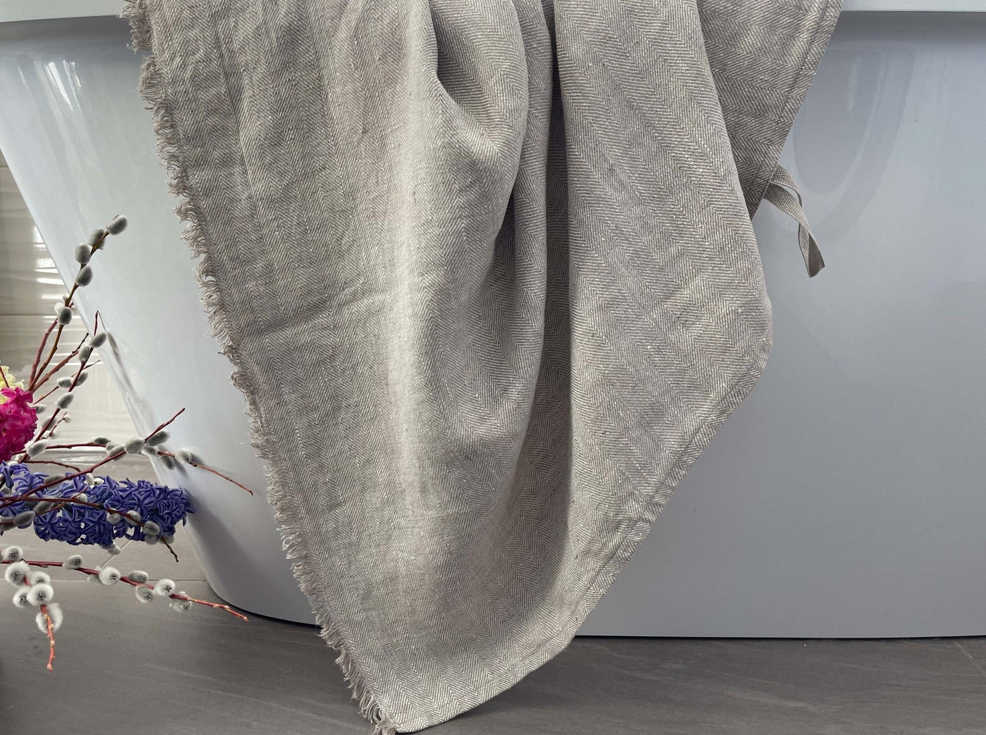 Luxury Bath Towel Detail