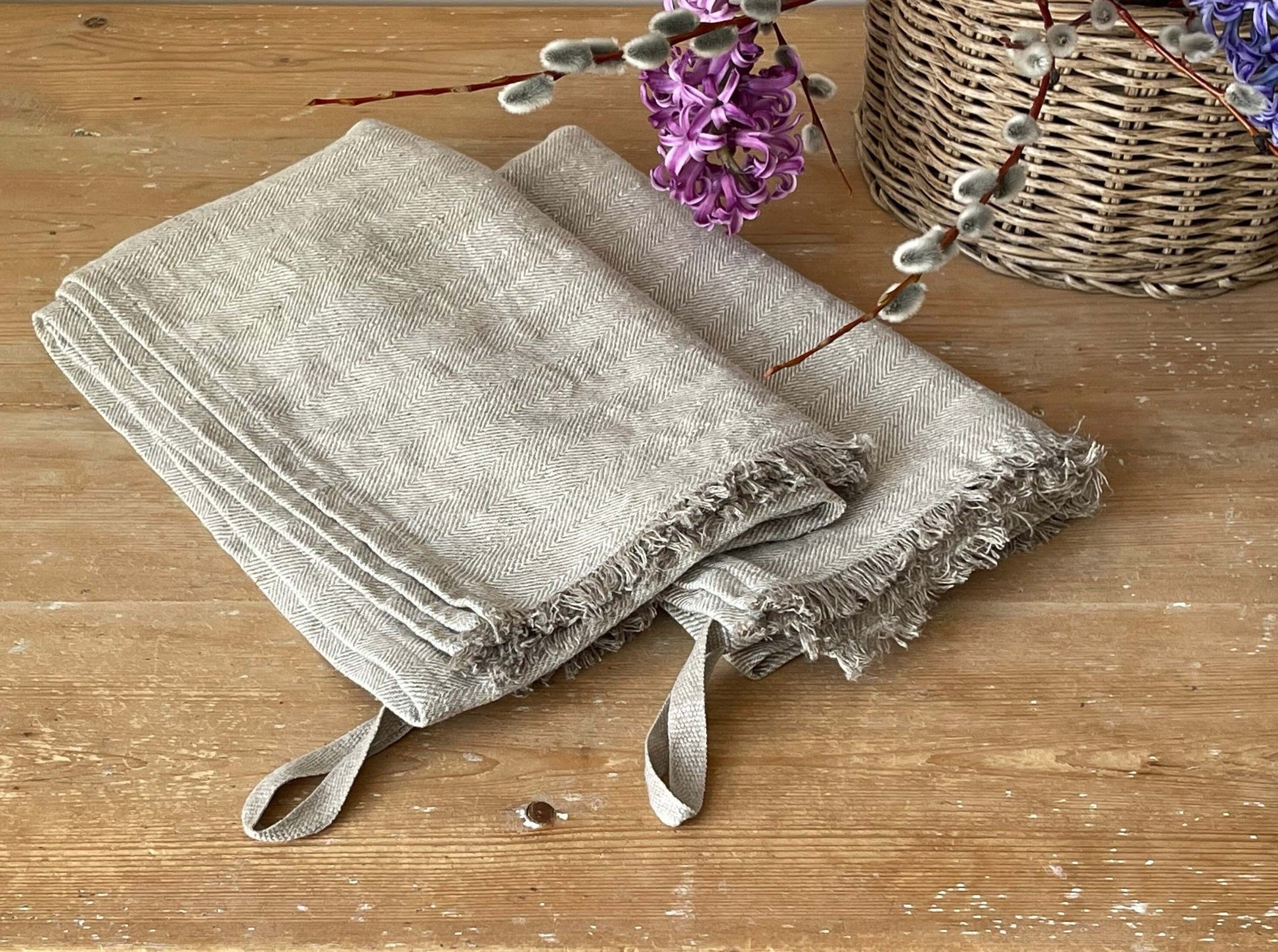 Natural Bathroom Linen Set
