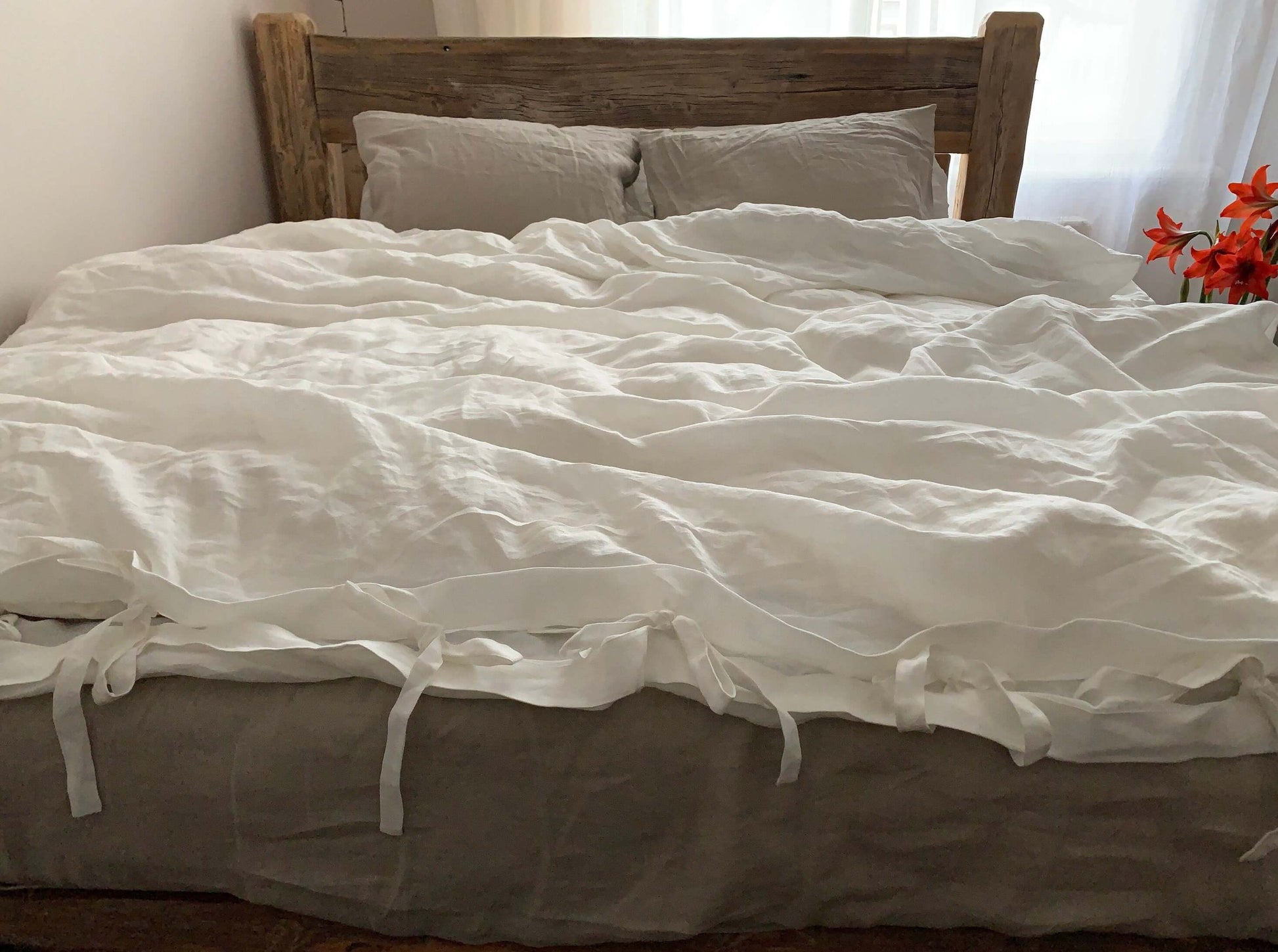 Natural LinenStars Duvet