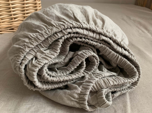Pre-Washed Linen Sheet Ensuring No Shrinkage