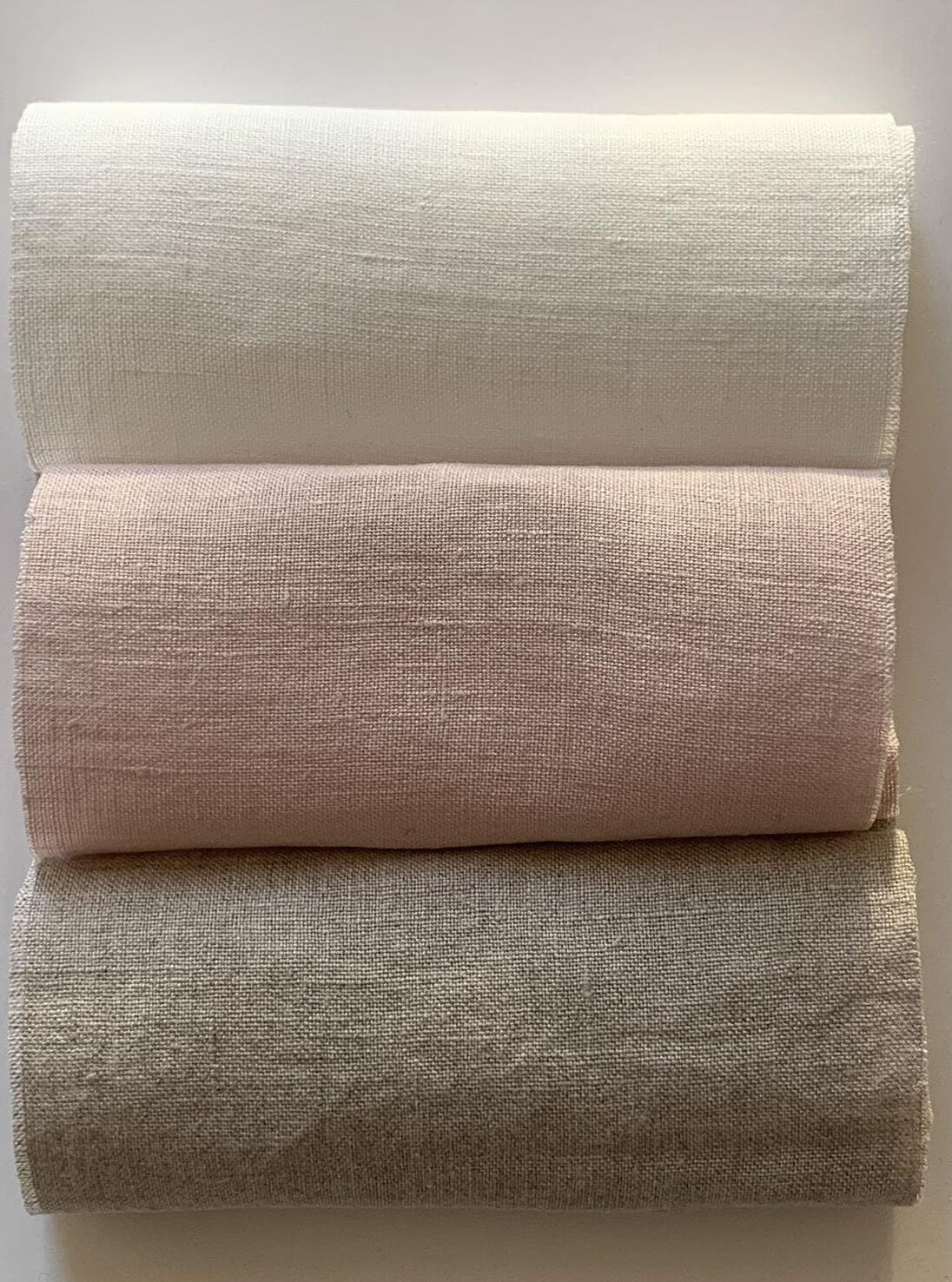 Stonewashed Linen Flat Sheet in Milk White