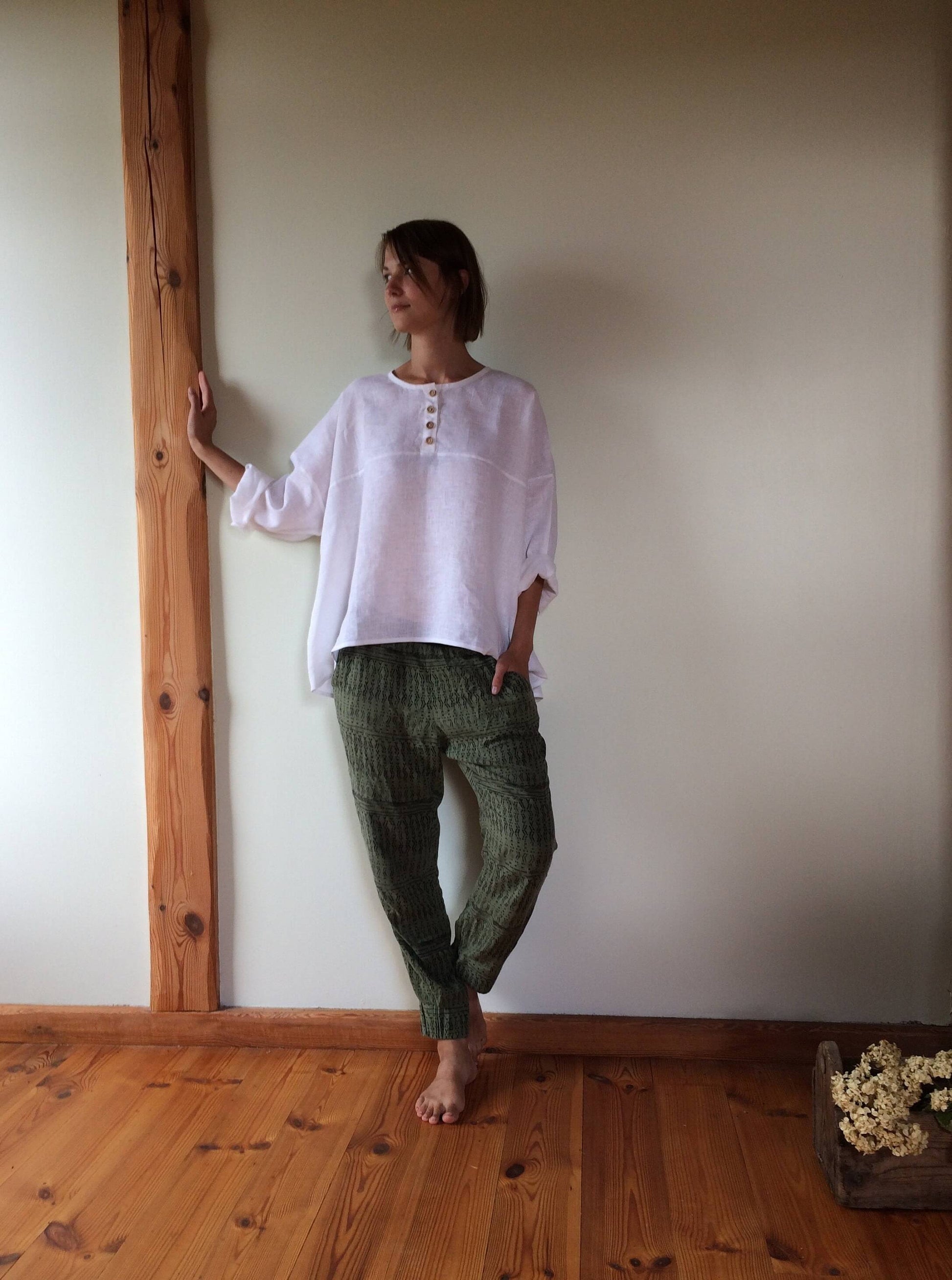 Stylish and Comfortable Linen Blouse