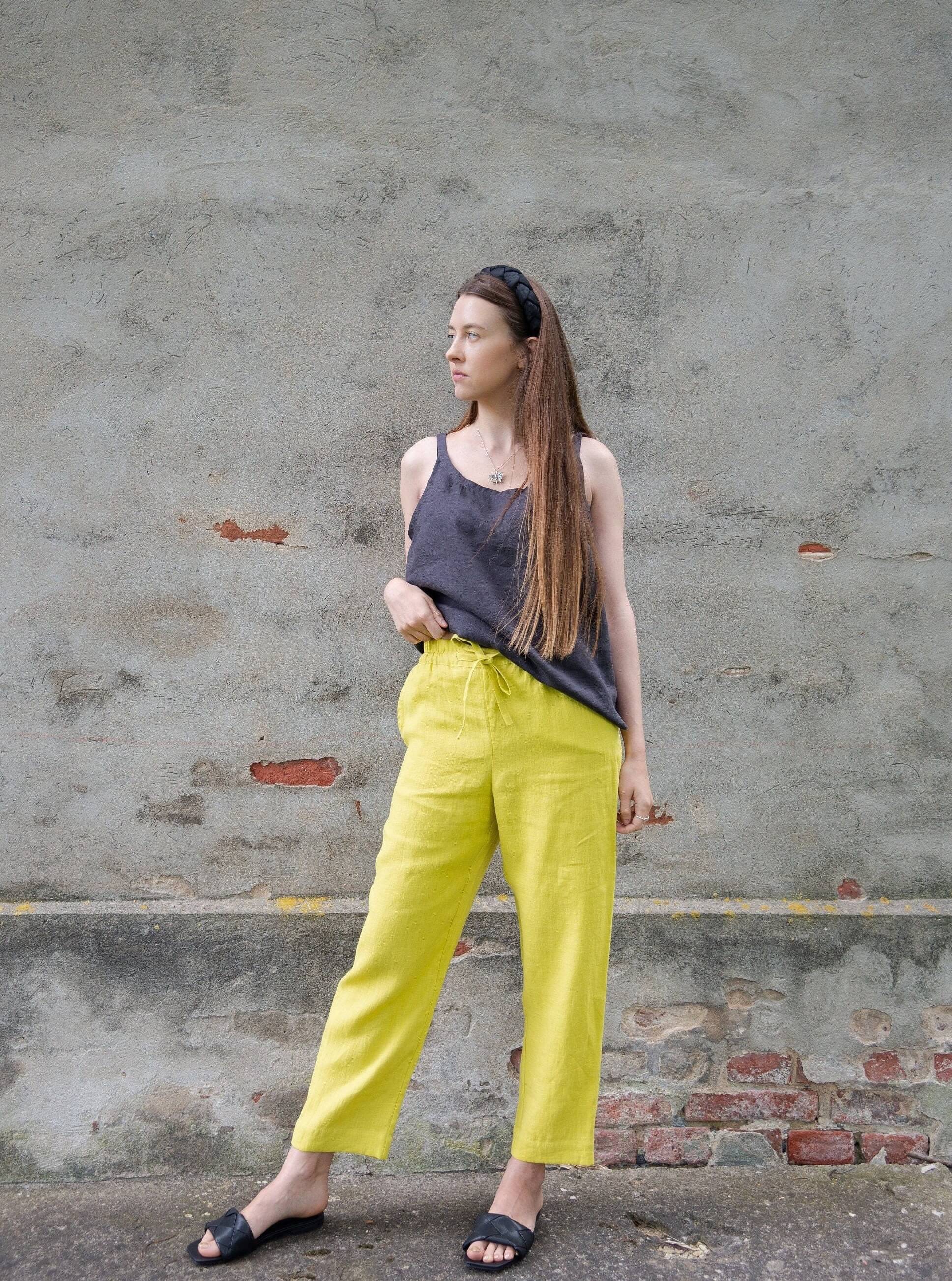 Sleeveless Linen Summer Top
