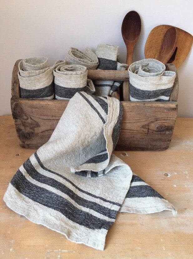 Premium European linen towel for the kitchen