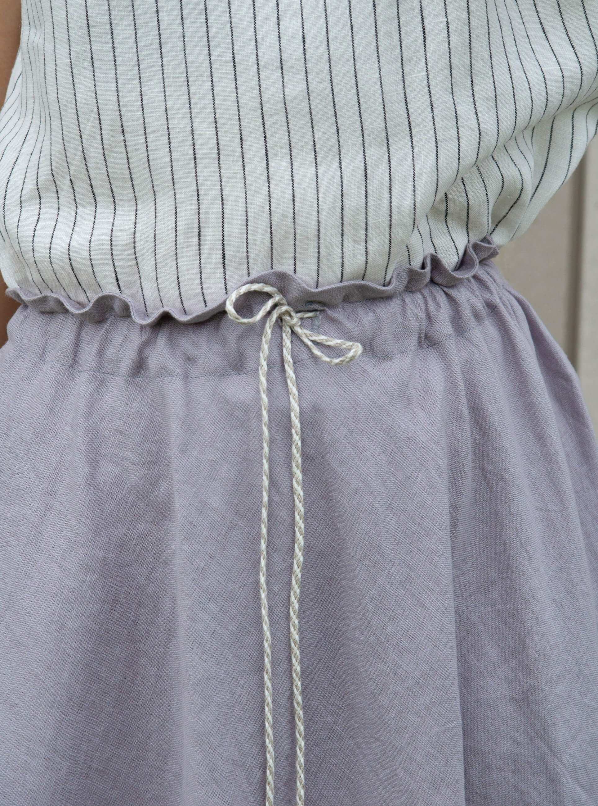 Linen skirt as a gift idea