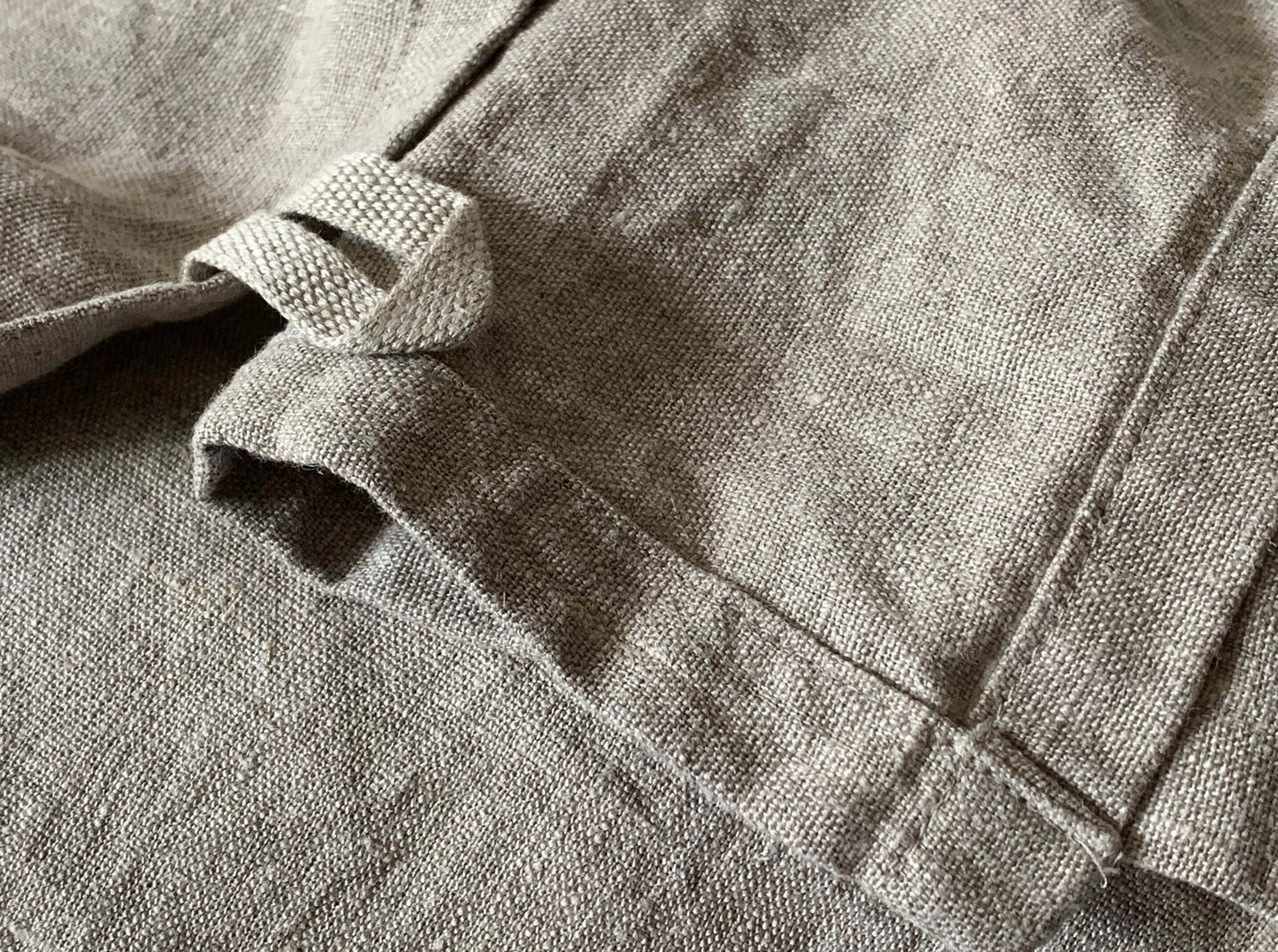 Eco-friendly natural linen towel