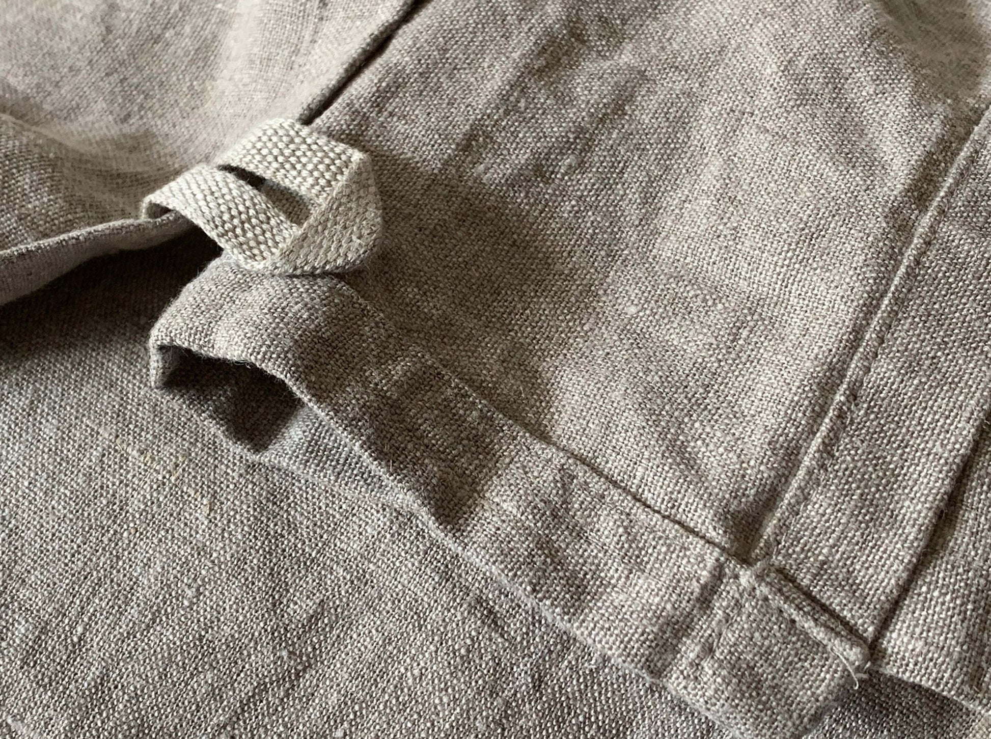 Eco-friendly natural linen towel