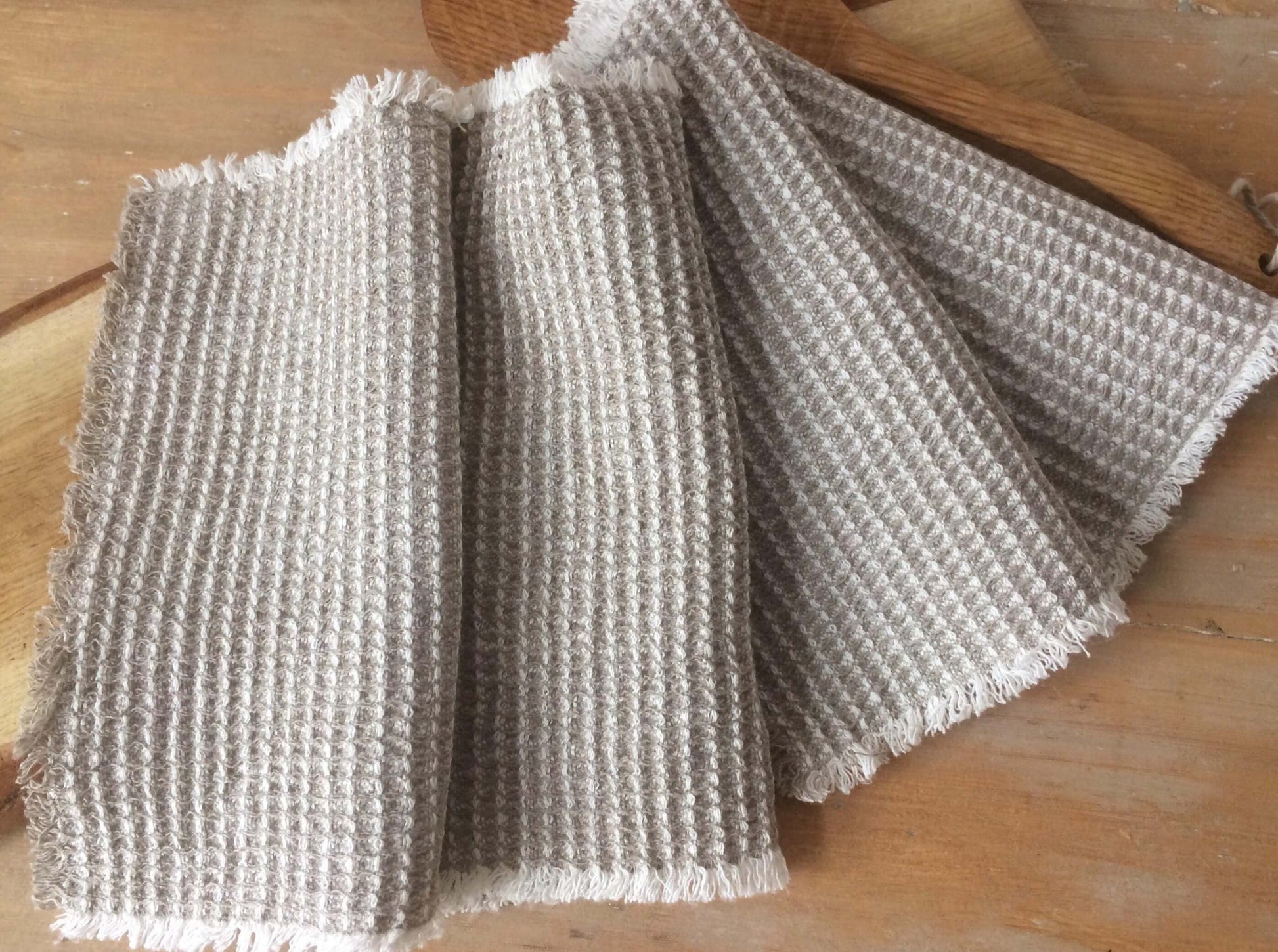 Sustainable handmade kitchen towels