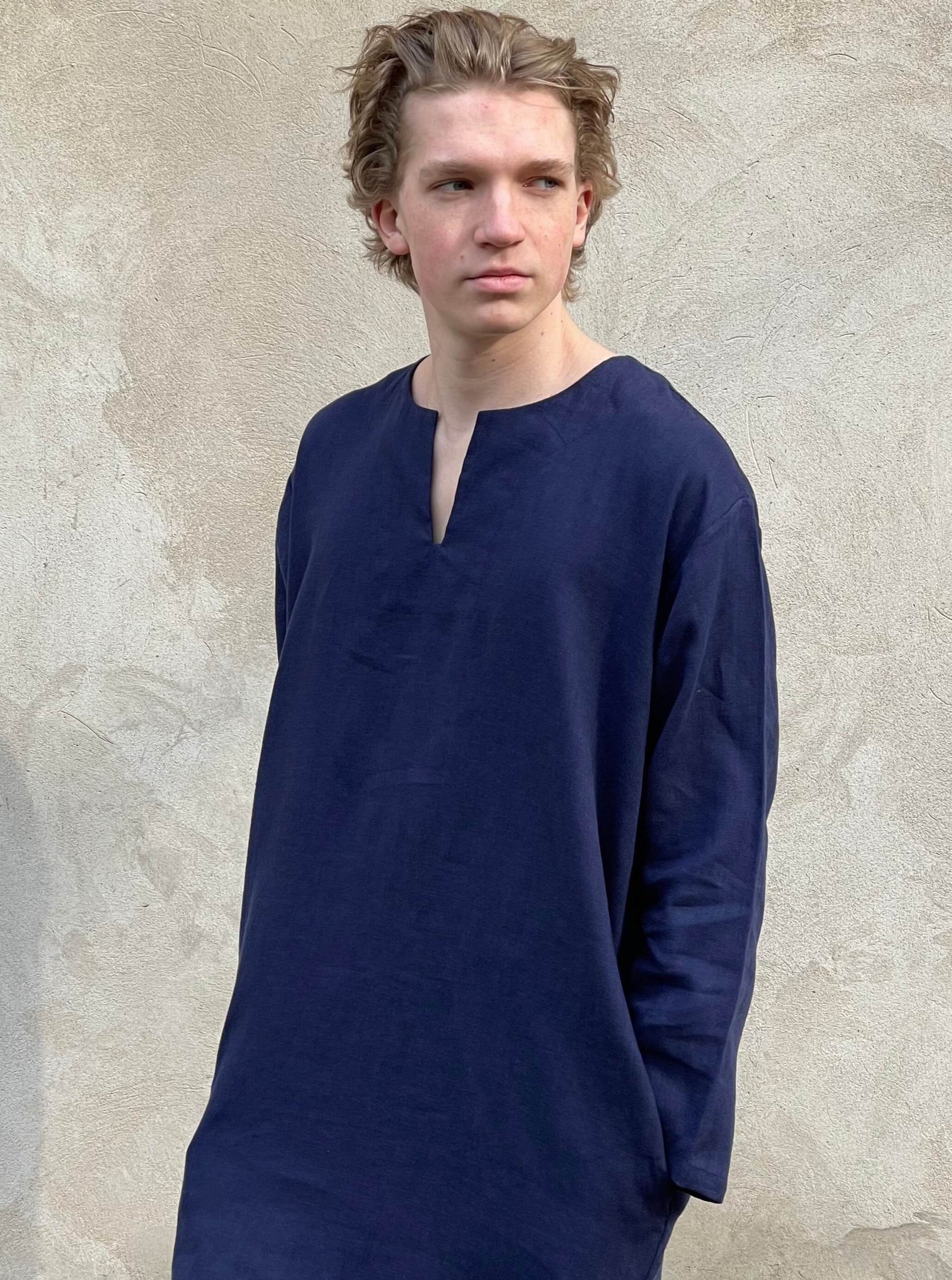 Classic Linen Caftan for Men Size Chart
