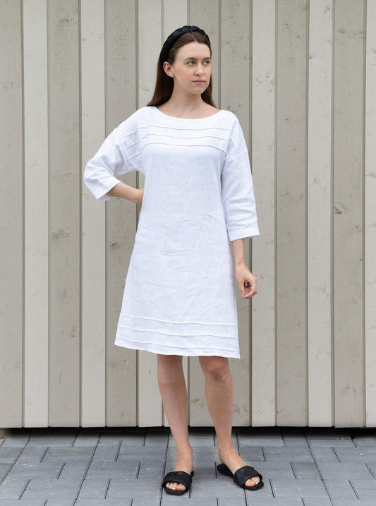 Luxury linen dress as a gift