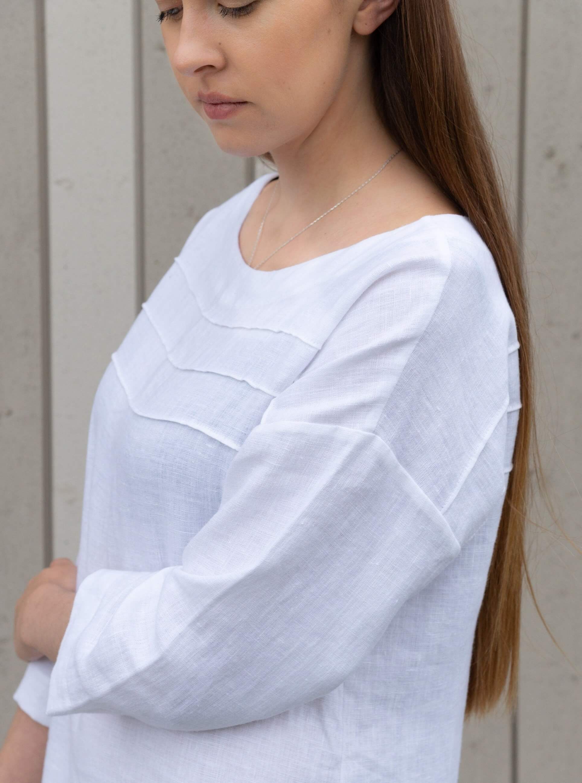 Women's bespoke linen dress